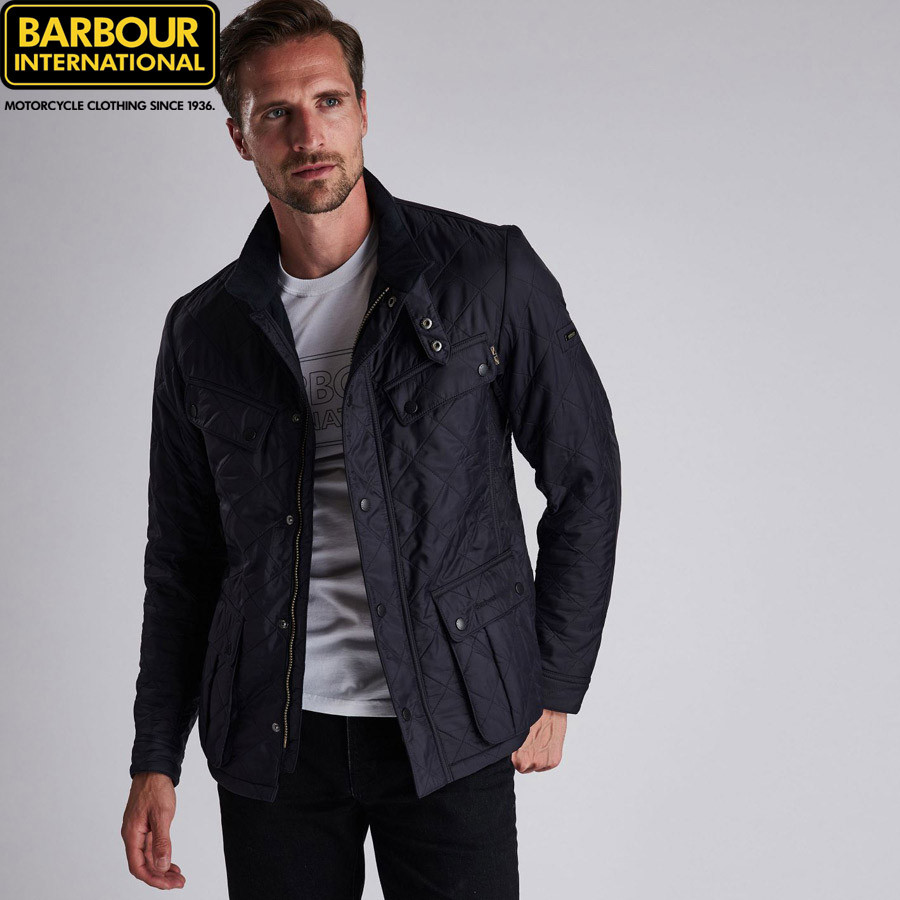 barbour international short motorcycle jacket