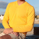 Out of Ireland Yellow V-Neck Sweater