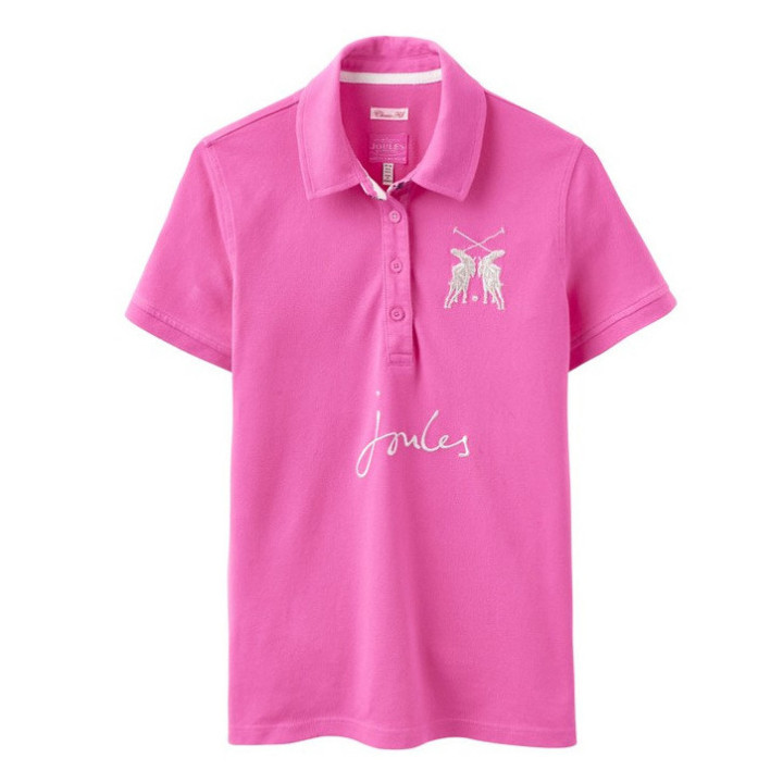 Polo Maille Piquée Rose Tom Joule