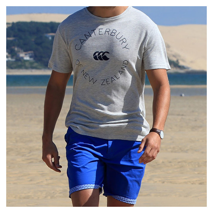 T-Shirt Manches Courtes Gisborne Gris Cantebury