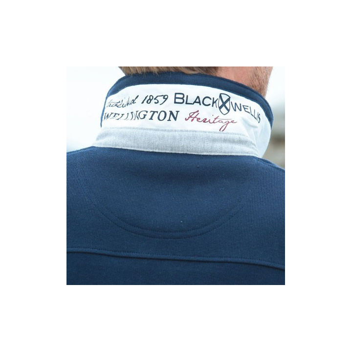 Black Wellis Navy N°9 Polo Shirt