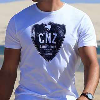 T-Shirt Manches Courtes Tokoroa Blanc Cantebury
