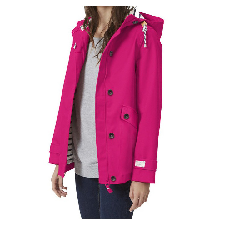 Veste Coast Imperméable Rose Vif Tom Joule
