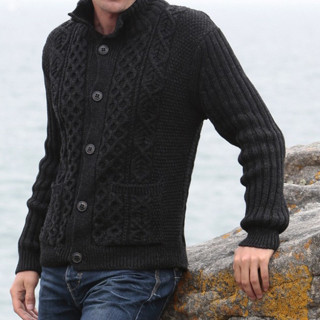 Veste Boutonnée Anthracite Peregrine