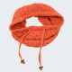 Aran Woolen Mills Orange Adjustable Knitted Collar