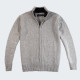 Celtic Alliance Extra Fine Wool Grey Zipped Jacket