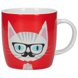 Mug Tonneau Rouge Chat 425ml