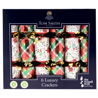 Tom Smith Party Crackers Mini Inspiration Tartan x6