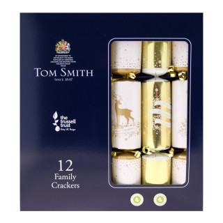 Tom Smith Party Crackers Family Gold x12