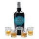 Turquoise Bay Gift Box + 4 Shot Glasses 70cl 40°