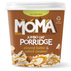 Moma Almond Butter & Salted Caramel Porrdige Pot 55g