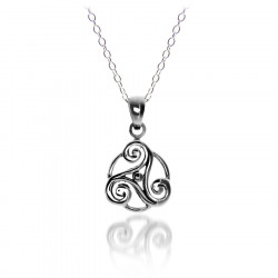 Silver Triskell Pendant