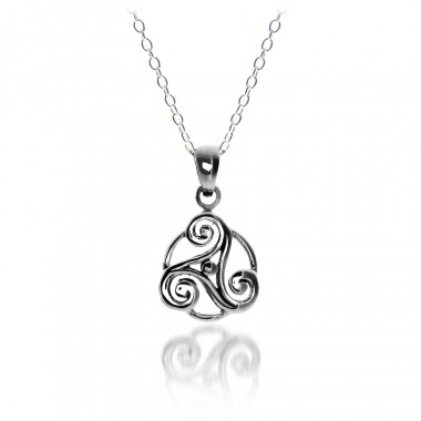 Silver Triskell Pendant