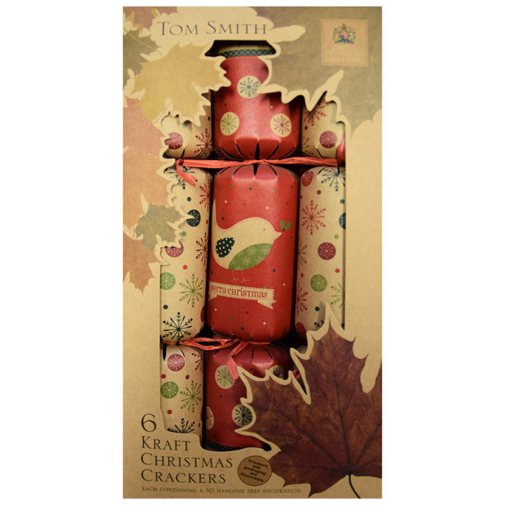 Party Crackers Kraft Cube Tom Smith x6