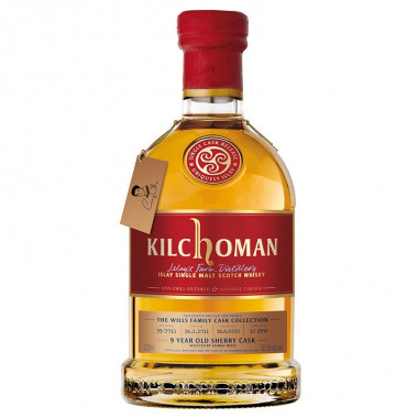 Kilchoman 9 Years Old Wills Family Cask Collection Sherry Hogshead 70cl 56.5°
