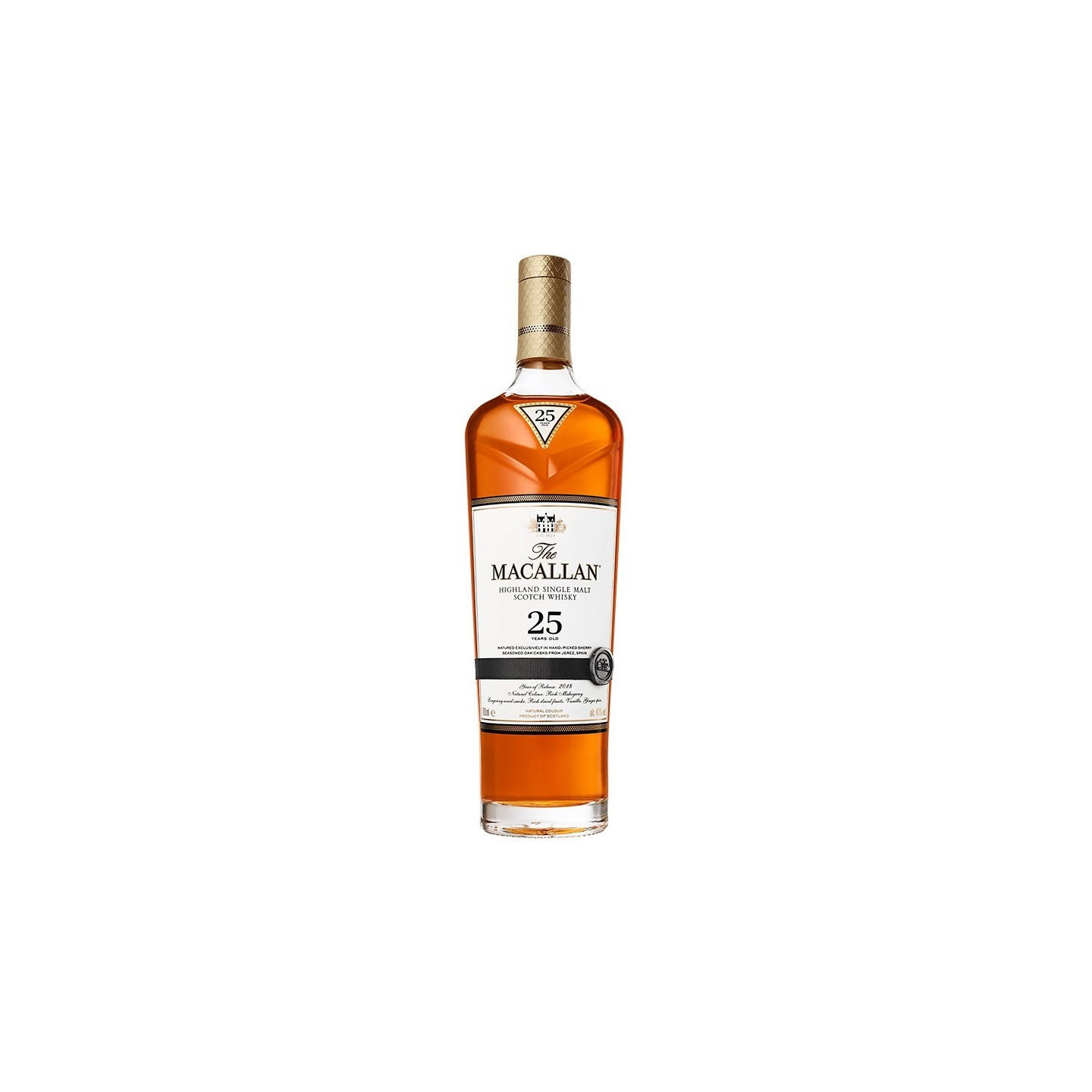 Macallan 25 Years Old Sherry Oak 70cl 43° - Le Comptoir Irlandais