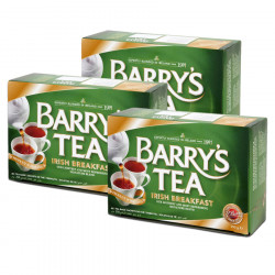 Pack 3 Paquets de Barry's Thé Irish Breakfast 80 sachets 250g