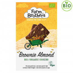 Biscuits Bio Végan Chocolat Brownie et Amandes Farm Brothers 150g