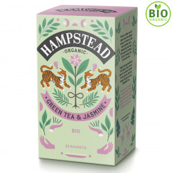 Thé Vert Bio Jasmin Hampstead Tea 20 Sachets