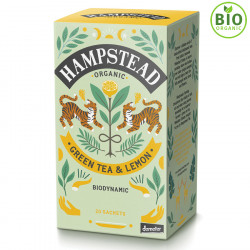 Thé Vert Bio Citron 20 Sachets Hampstead Tea