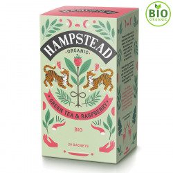 Thé Vert Bio Framboise 20 Sachets Hampstead Tea