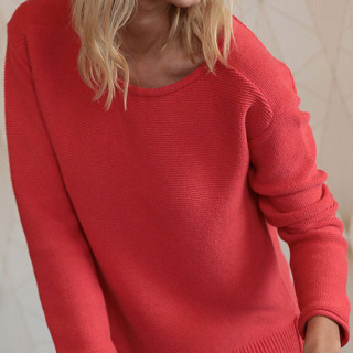 Pull Col Rond Rouge Out Of Ireland