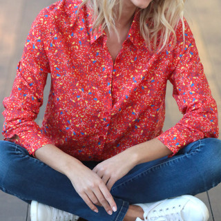 Out Of Ireland Red Printed Shirt