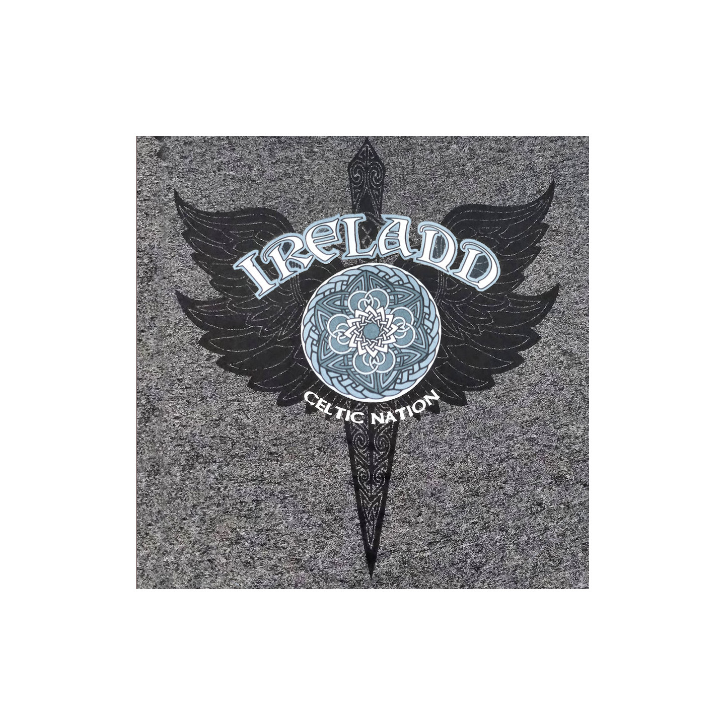 Tee shirt manches courtes wings gris fonce