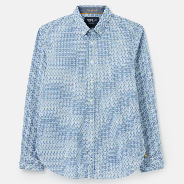Chemise Bleue Imprimée Étoile Tom Joule
