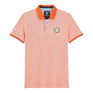 Polo Orange Mouline Black Wellis