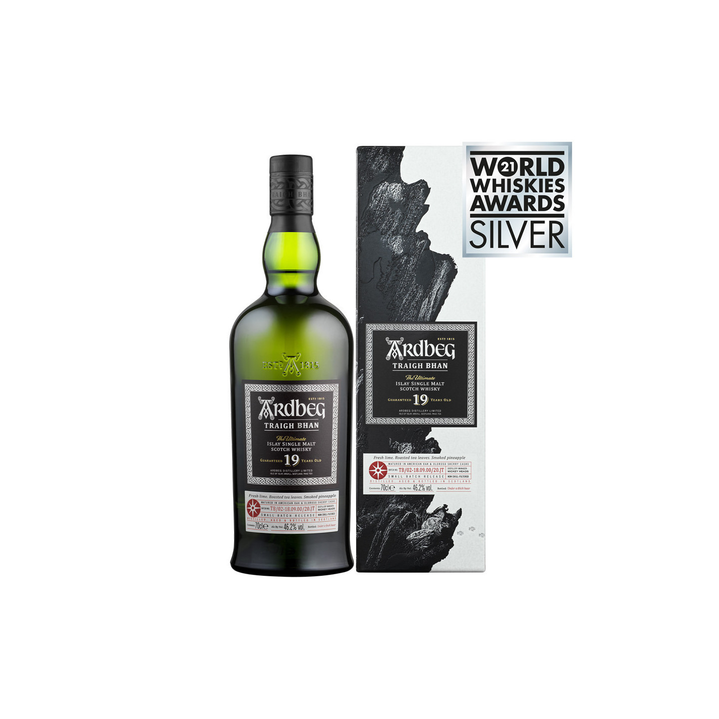 Ardbeg Traigh Bhan 19 ans Batch 2 70cl 46.2°