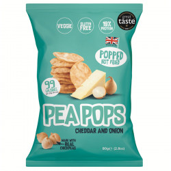 Chips Pois Chiches Cheddar Oignon Pea Pops 80g