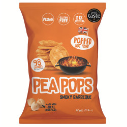 Chips Pois Chiches Smoky Barbecue Pea Pops 80g
