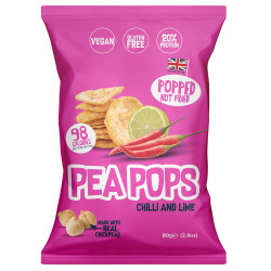 Pea Pops Chickpeas Chips Chilli Lime 80g
