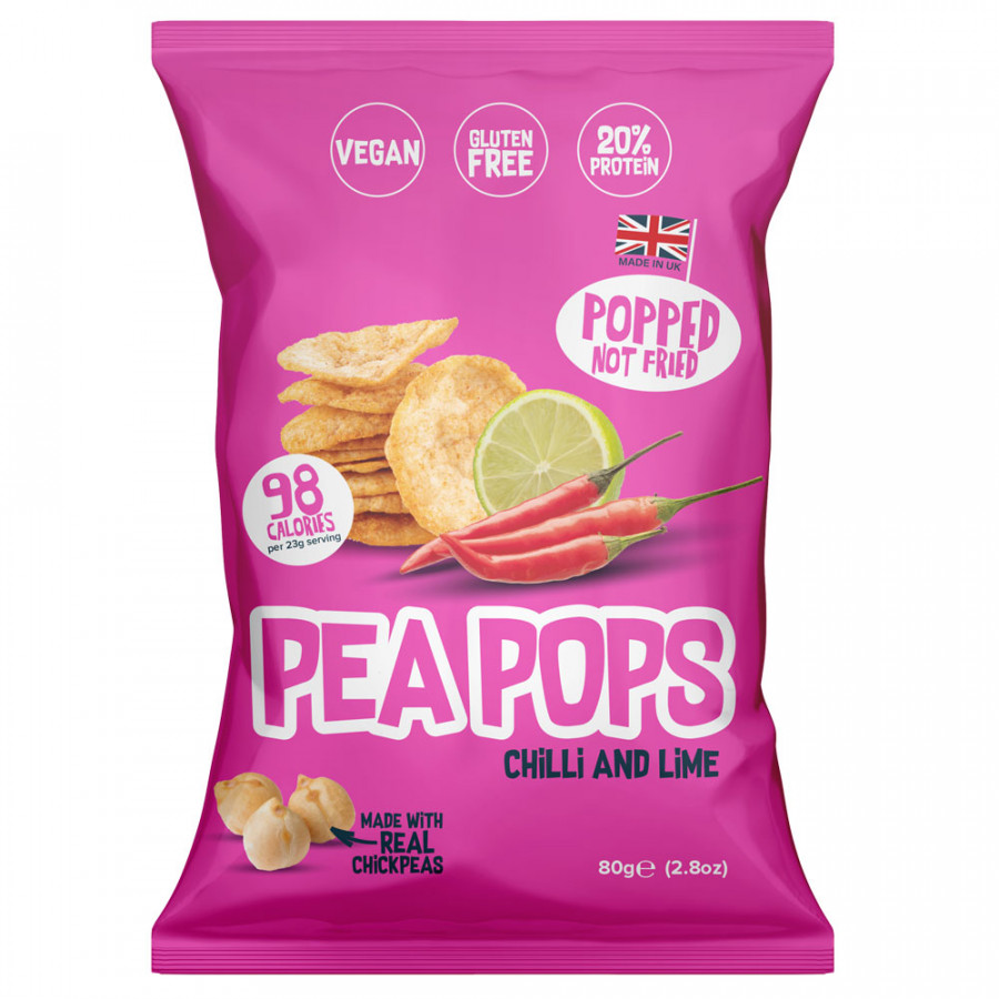 spicy pea chips