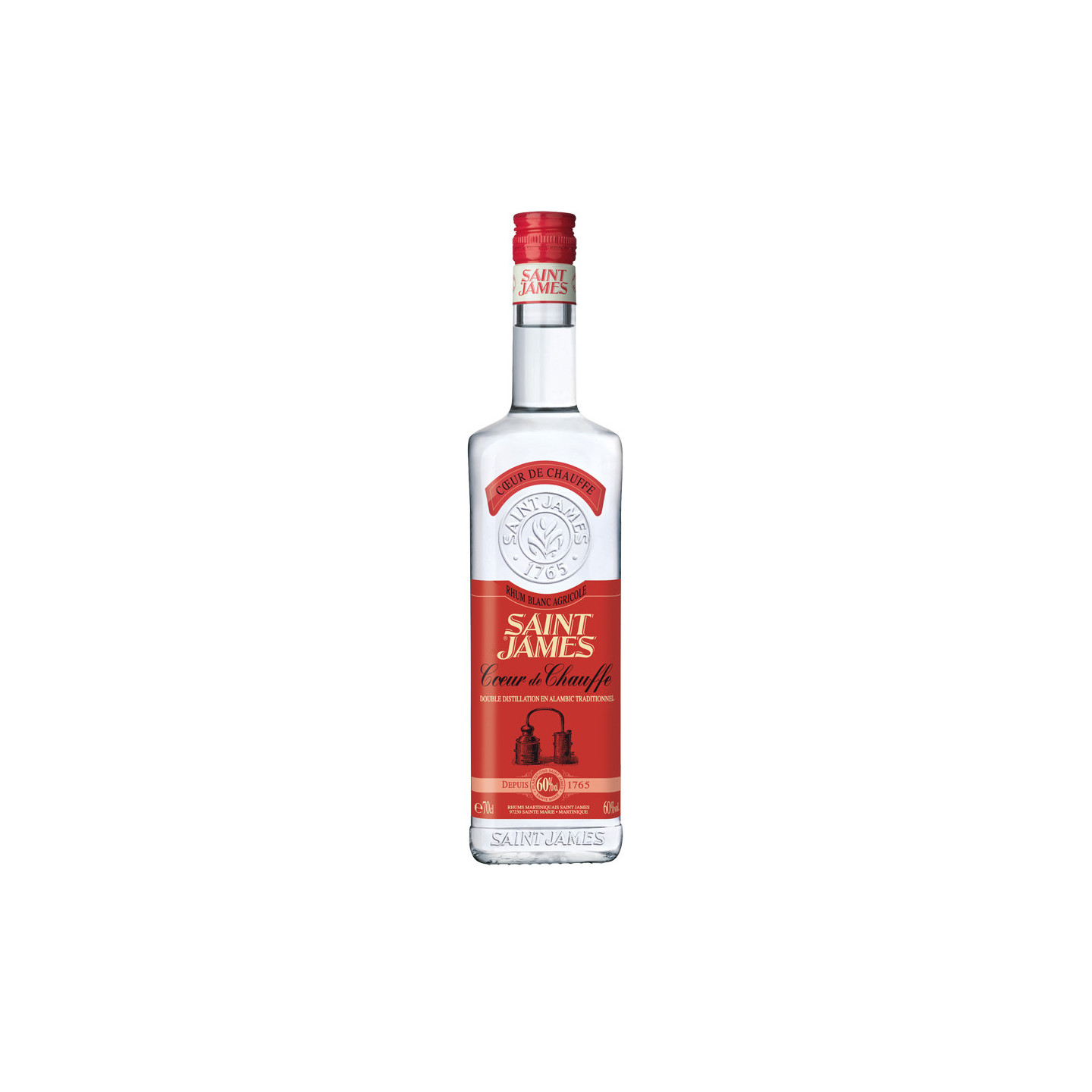 Saint James Blanc Cœur De Chauffe 70cl 60°