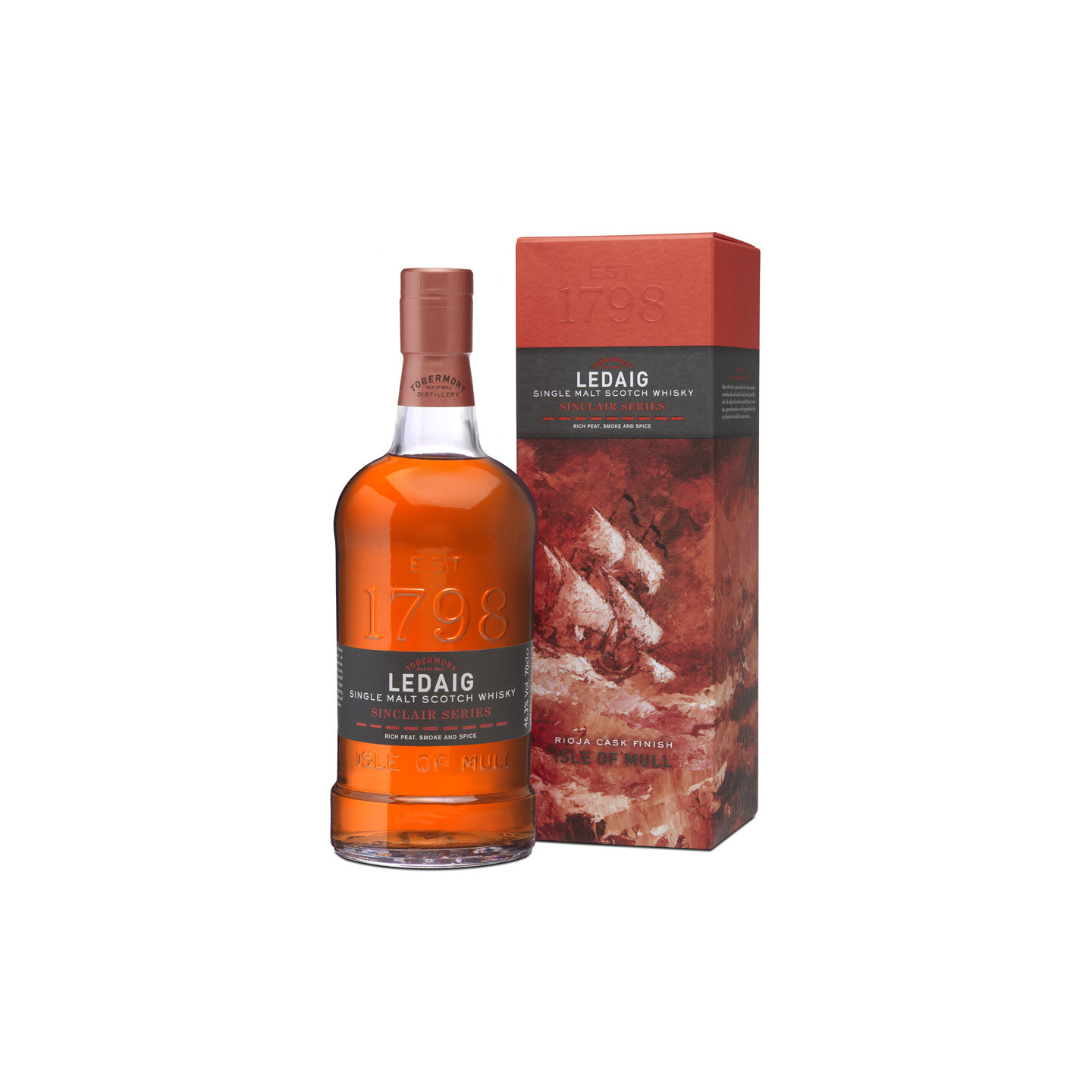 Ledaig Sinclair Series Rioja Finish 70cl 46.3°