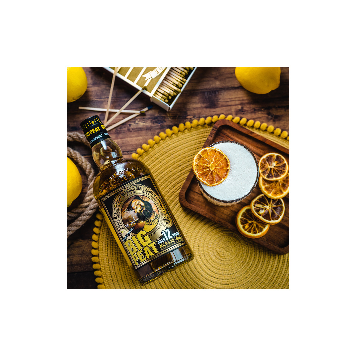 Whisky tourbé Big Peat 12 ans 70cl 46°