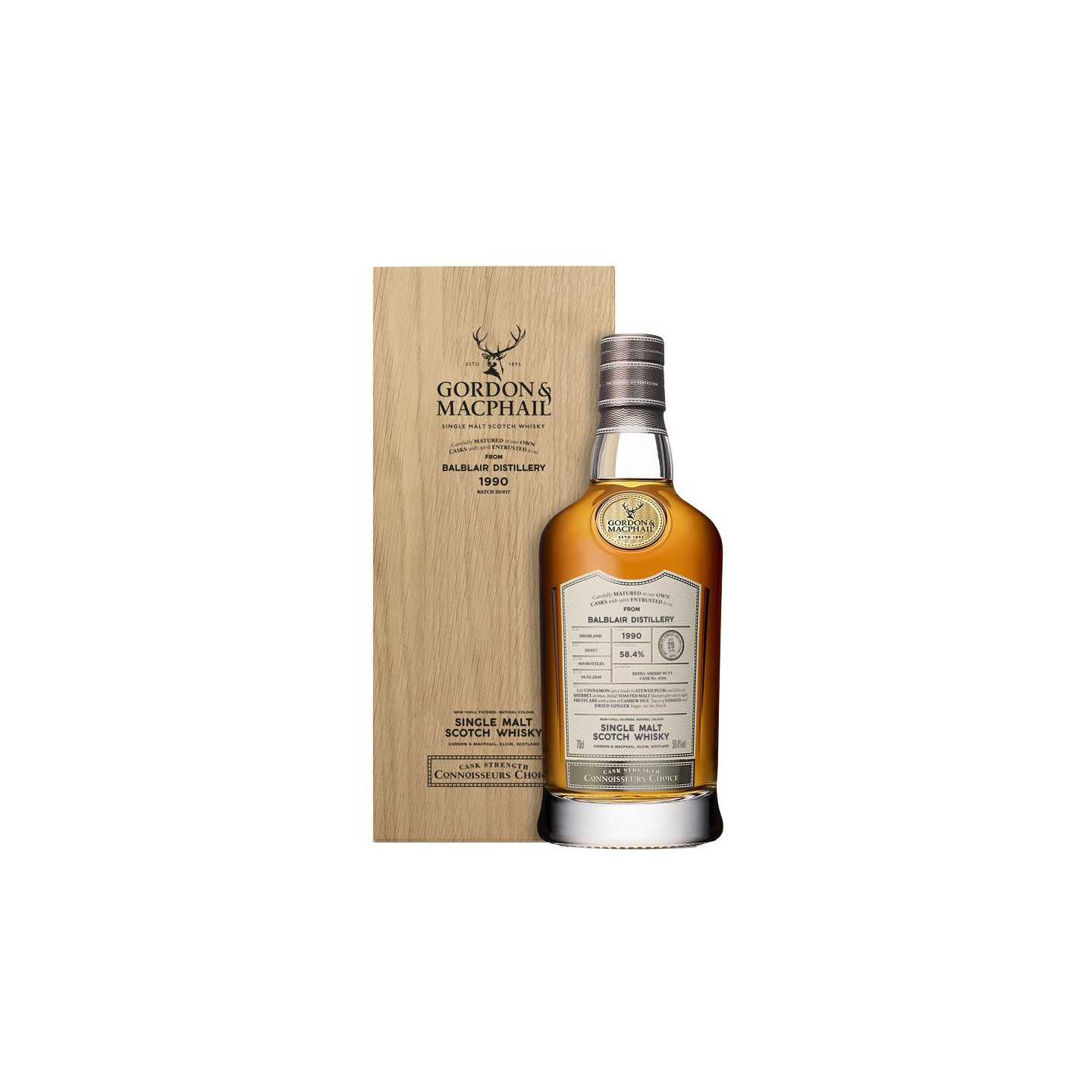 Balblair 29 years old 1990 G&M 70cl 58.4°