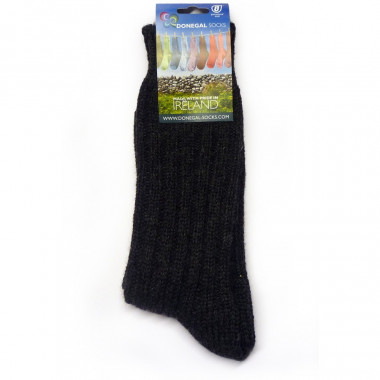 Chaussettes Courtes Anthracite 100% Laine Donegal Socks