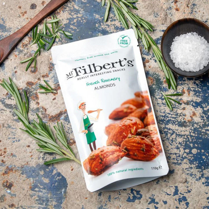 Amandes au Romarin Français Mr Filbert's 100g
