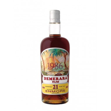 ENMORE Rum 21 Years Old 1986 S.S. 70CL 55° emb 2007