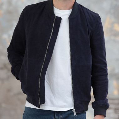 Blouson Cuir Marine Out Of Ireland