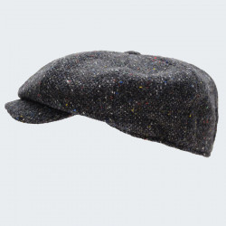 Casquette Irlandaise 8 Pans Gris Hanna Hats