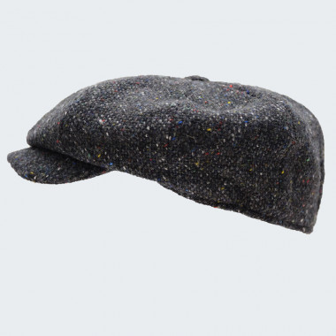 Casquette Irlandaise 8 Pans Gris Hanna Hats