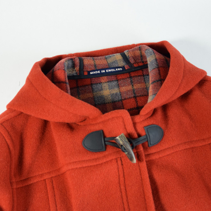 London Tradition Orange Duffle-Coat Fiona