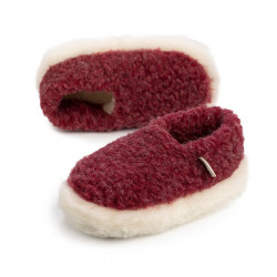 Alwero Dark Red Siberian Slippers