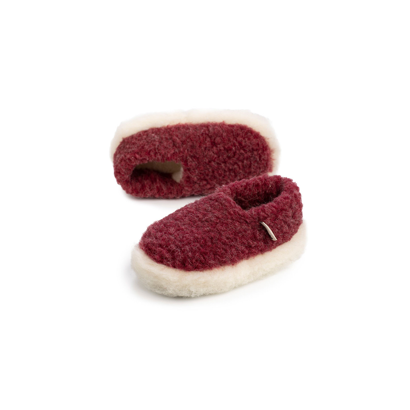 Alwero Dark Red Siberian Slippers