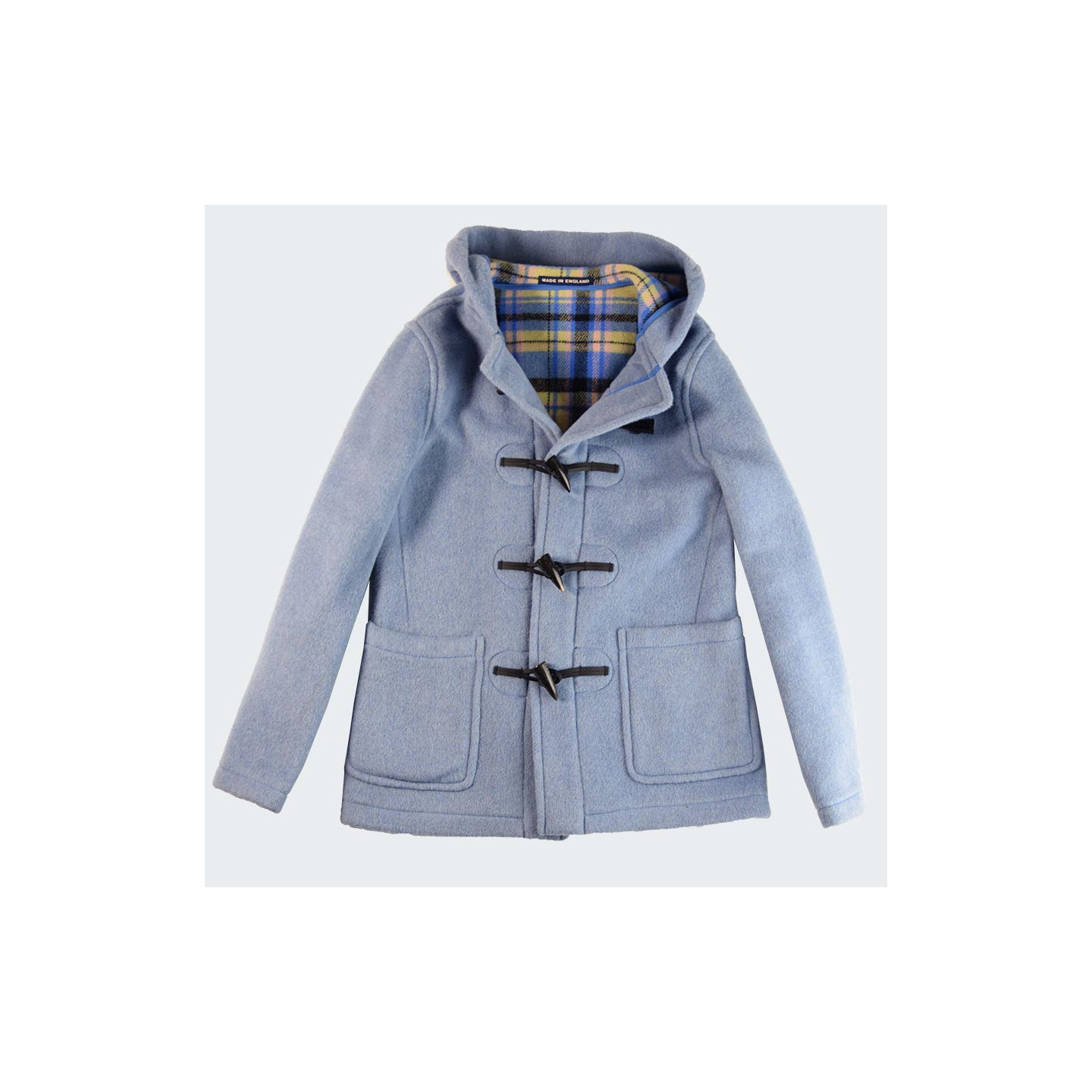 Duffle-Coat Court Melissa Bleu Glacier London Tradition