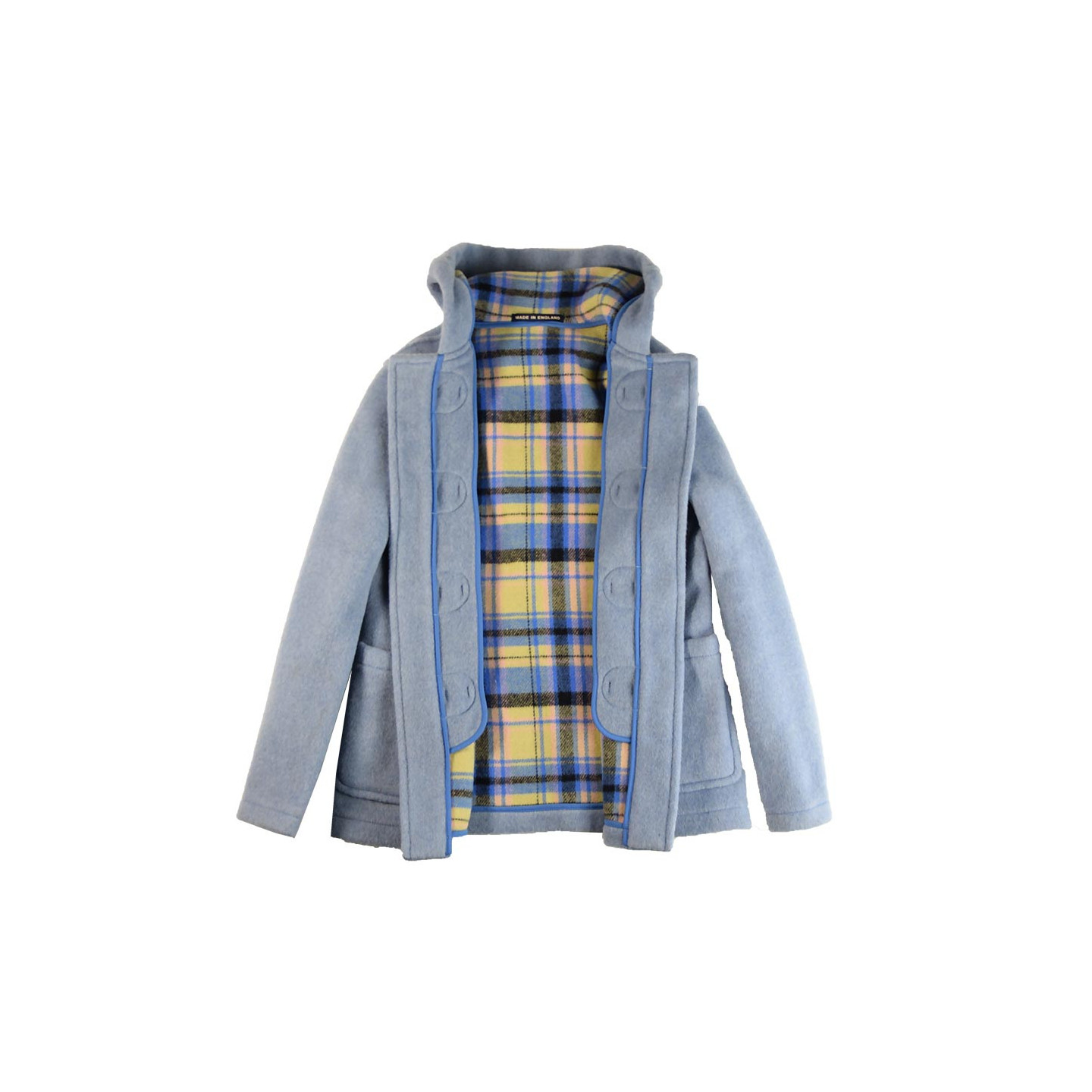 Duffle-Coat Court Melissa Bleu Glacier London Tradition